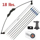 18 lbs. Compound Bow Arrow Set Archery Hunting Target Shooting for Kids Practice