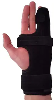 Metacarpal Left - Small/med Finger Splint Hand Brace Pinky Finger Splint For Boxer Fractures, Broken Ring, Little Finger Cast, Trigger Finger Immobil