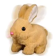 Light Up Bunny Toy, Plush Animal Doll Toy, Light Up Interactive Electronic Rabbit Walking Doll with Sounds for Grandchildren Classroom