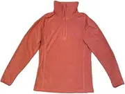 [Columbia] Women Arctic Air Half Zip Polar Fleece Pullover Jacket (US, Alpha, Large, Regular, Regular, Peach), Peach, Large