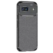 For Google Pixel 8a Case Tpu Carbon Fiber Texture Shockproof Phone Cover