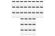 3x 12PK Lemon Lime Verona 150ml Jars Kitchen Storage Canister Container Clear