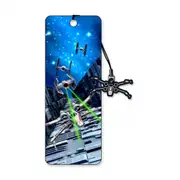 Star Wars Trench Run 3D Moving Bookmark Blue