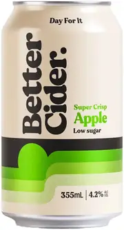 Better Beer Better Cider Super Crisp Apple Cider 355ml