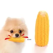 Dogs Pet Soft Plush Corn Toys Squeaky Interactive Durable Chew Toys Plushie