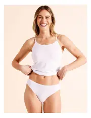 [Soho] Modal High Cut Brief in White