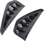 OFAFGNQB ABS Car Side Fenders Decoration Air Vent Panel Trim Cover Sticker Compatible for Dodge RAM TRX 2018 2019 2020 2021 2022 2023 Accessories(Carbon Fibre)