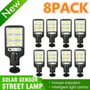 8000W Solar Flood Light Motion Sensor LED Security Wall Yard Street Outdoor Lamp