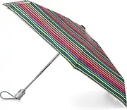 totes Womens and Mens Auto Open Close Compact Waterproof Lightweight Umbrella, Colorful Stripe, One Size, TOTES 4SEC AOC