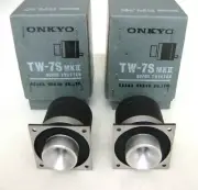 ONKYO TW-7S MKII Super Tweeter Pair Box Set 8Ω 20W Black Silver FS