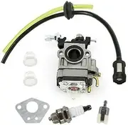 Carburetor Gasket Oil Line Lawnmover Primer Bulb Fit for 62cc 65cc MTM Baumr-AG Whipper Snipper Hedge Chainsaw