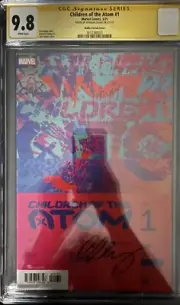 Children of the Atom #1 Muller Variant CGC 9.8 Signed By Bernard Chang