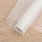 Gdaytao Non-Slip Shelf Liner Drawer Liners for Kitchen, Pantry, Cupboard - 44cm x 500cm Clear Waterproof Cabinet Liner, Anti-Slip Grip, Easy Cut to Size, Odorless & Durable