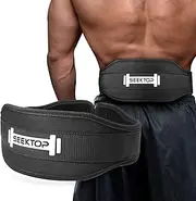 Seektop Weight Lifting Belt - Gym Lifting Belt for Men & Women, Quick Locking Back Support for Powerlifting, 4 Inch Neoprene Weightlifting Belt for Cross Training, Squats, Workout