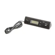 Digital Thermometer Auto LCD Display In Out Clock for Car Home Vehicle
