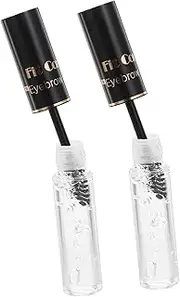 2Pcs Transparent Eyebrow Setting Gel Sweat-Proof Clear Brow Styling Liquid for Longtime Makeup Suitable for Home Diy and Beauty Salons