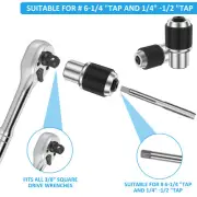 2Pcs Tap Socket Set Tap Extractor Socket with Adjustable Jaw Tap Extractor DekkW