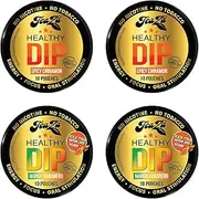 Herbal Energy Spicy Cinnamon Flavor & Mango Habanero Flavor Pouches Nicotine & Tobacco Free Pouches (4 Pack)
