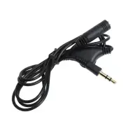 Inline Volume Control for Headphones Audio Jack Extender Cable Devices