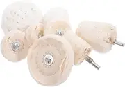 Multi-Size Car Polishing Wheel Kit Cotton Grinding Heads for Metal and Car Surface 8 Piece Set