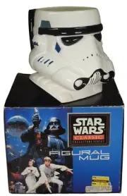 1995 Vintage Star Wars Stormtrooper Figural Coffee Mug Classic Collectors Series