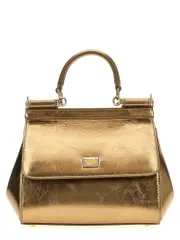 [Dolce & Gabbana] Dolce & Gabbana-Sicily Borse A Mano Oro-Donna OS