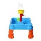 21Pc Kids Sand Water Activity Play Table plastic,sand Kids Play Table & Chair Se