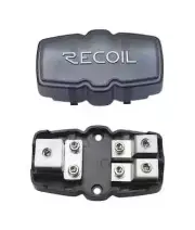 MFH12 Recoil 2 Way Mini-ANL Fused Distribution Block, 1 X 0/2/4 Gauge In / 2 X 4