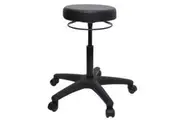 BURO REVO STOOL BLACK VINYL Adjustable seat height