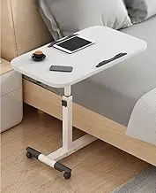 Overbed Tables Foldable, Medical Bedside Table, Portable Mobile Over Bed Table Adjustable Height Home Rolling Laptop Computer Desk Sofa End Table for Working, Dining (Color : C)