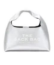 Marc Jacobs Metallic Mini Sack Bag One size White