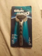 New Original 1998 Gillette MACH3 Razor Metal Handle 1 Cartridge