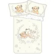 Disney The Lion King Love Quilt Cover Set for Cot or Toddler Bed