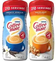 Coffee Mate French Vanilla+Hazelnut Creamer 2x452.2g - 2 Pack