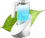 1.5L Hydrogen Alkaline Water Generator with LED Screen Hydrogen Rich Water Ionizer Machine with Reverse Self-Cleaning Hydrogen Water Kettle Make Hydrogen Content Up to 1000-1200 PPB PH of 7.3-9.5