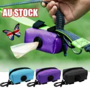 Pet Dispenser Waste Dog Poo Puppy Pick-Up Bags Travel Poop Bag Holder Hook PouAF