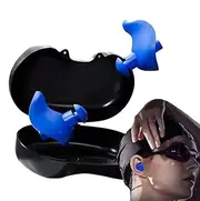 Swimmers Ear Plugs,2 Pack Waterproof Silicone Spiral Earplugs | Noise Reduction, Water Protection, Shower Ear Plugs, Swimming Accessories for Surfers