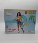Intex Lounge Sit 'N Float Pool Toy Cup Holder 58" x 39" NOS