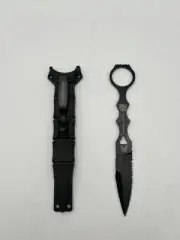 Benchmade Greg Thompson Black Stainless Ring Knife Brand New W/ Sheath
