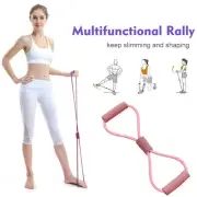 TPE 8 Word Fitness Yoga Gum Resistance Rubber Bands Elastic Band>`~ Fitness B3S3