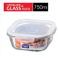 在飛比找蝦皮購物優惠-樂扣樂扣第二代耐熱微波烤箱玻璃保鮮盒/正方形/750ml(L