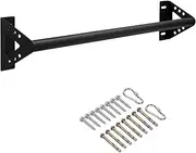 Wall Mounted Pull Up Bars Doorway, Heavy Duty Strength Training Pull-Up Bars for Doorframe, Support Beam or Joist Mount Thick Metal Sturdy Chin Up Bars 500 lbs