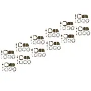 (Pack of 12) Carburetor Repair Kit for OMC Johnson Evinrude 0438996, 0435442
