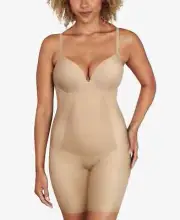 Maidenform Women's All-in-One Built-in-Bra Shaper DMS089 Transparent Size S