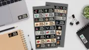 OldSchool Series Personalised Name Label for Kids