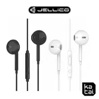 在飛比找蝦皮商城優惠-JELLICO X5S超值系列入耳式音樂三鍵線控耳機 黑/白