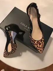 Cole Haan Kyle Cut Out Genuine Calf Hair Pump, NIB, Size 9.5M