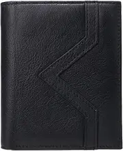 [LUV MY BAG] Designer Women`s Wallet Genuine Leather- by LUV®MY BAG-Soft 100% Leather-V-LUV Wallet/Edition 2 (Black)