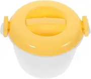 Zerodeko Microwave Rice Cooker Rice Steamer,Pasta Cooker Maker Oven Rice Cooker Steamer Microwave Cookware for Rice Chicken Pasta Blue L