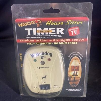 Watchdog II House Sitter Security Timer Fully Automatic Unpredictable NEW